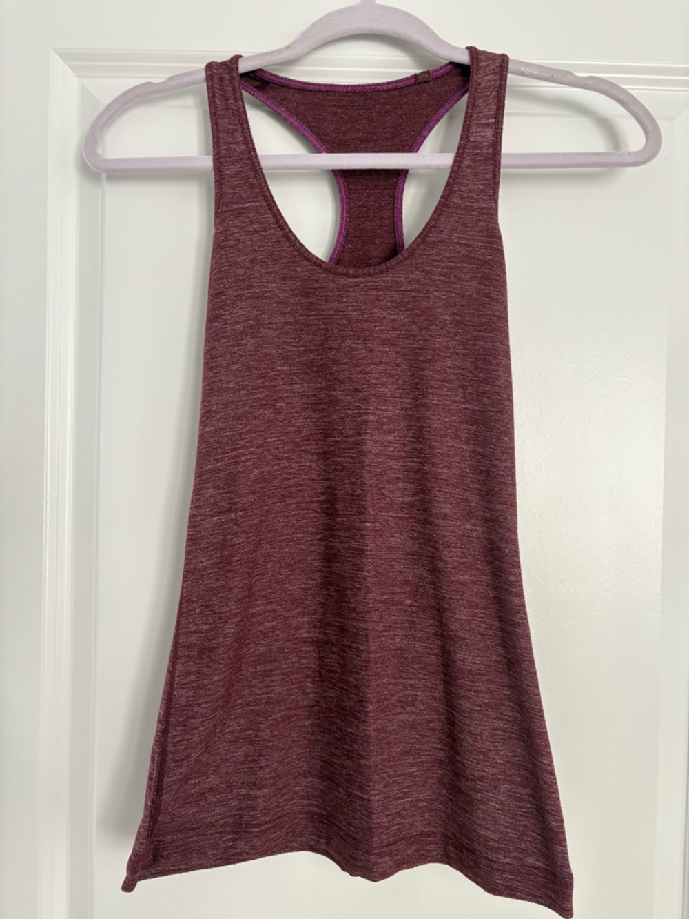 lululemon athletica Maroon Racerback Tank
